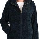 Pendleton  Women Fuzzy Full Zip Sherpa Blue Jacket Teddy Plaid Size Medium Photo 14