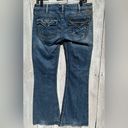 Silver Jeans Silver Belle Star Flare Button Flap Pockets Y2K Low Rise Denim Jeans 30x32 Photo 1