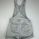 Ymi Denim Overalls Shorts Size 9 / 29 Light Wash Jean Distressed Stretch Photo 2