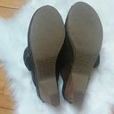 Lucky Brand  Leather Heeled Clogs Photo 4