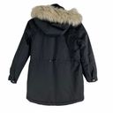 Banana Republic  Parka Jacket Water Resistant Hooded Black Size XSP Photo 4