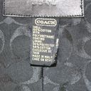 Coach  Womens Medium Trench Coat Black Grunge Gothic Preppy Minimalist Lagenlook Photo 11