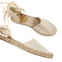 J.Crew  D'Orsay lace-up espadrilles Beige Gold 
Item AX839 Size 6.5 NWT Photo 4