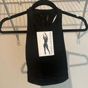 Naked Wardrobe NWT  T Back Black Crop Top Photo 0