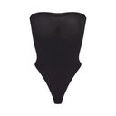 SKIMS New  seamless sculpt strapless thong bodysuit Onyx Black XXS Photo 6