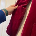 Juicy Couture  Magenta Red Velvet Vintage Pea Coat Photo 10