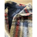 Isabel Marant  Etoile New Fontizi Coat Blue Plaid Wool Size 2 Photo 9