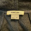 Helmut Lang  Sonar Wool Leather Toggle Cardigan Photo 11