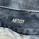 American Eagle Dark Wash Super Stretch Artist Cropped Denim Jeans Size 14 Short Photo 6