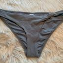 Topshop  Velour Knot Bikini Bottoms Light Blue Photo 3