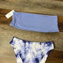 Daisy NWT Dippin 's Baja Tie Dye Bikini Bandeau High Waist Mixed XL Top M Bottoms Photo 1