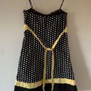 Trixxi Retro style 50s dress black and yellow polka dots / NWOT Photo 3