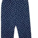 Alfred Dunner Petite  Navy Blue Floral Cropped Pants Photo 0