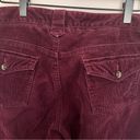 Tommy Hilfiger  Maroon Corduroy Bootcut Pants - Size 10 Photo 1