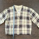 Loft  Soft Plaid Button Up Cardigan Size Large NWT Photo 6