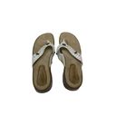 Bare Traps Womans White Slide Slip On Sandals Size 8 Leather Photo 80