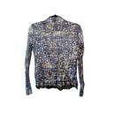 Alberto Makali  Art-to-Wear Glitz Crinkle Stretch Blazer Jacket Funky Lux Size M Photo 5