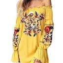 New Look Floral Off The Shoulder Mini Dress Photo 1