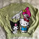 Sanrio Hello Kitty and Friends  Green Crewneck Sweater Photo 0