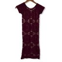 Aeropostale  Cape Juby Burgundy Bodycon Dress M/L Photo 2