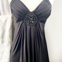 London Times | Petites Fit and Flare Black Formal Cocktail Dress (4P) 117D1 Photo 1