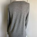 Halston Heritage H by Halston flared sleeve gray medium shirt/blouse Photo 5