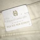 House of Harlow 1960 Women's Size 29 Cream High Rise Mom Bermuda Shorts Photo 6