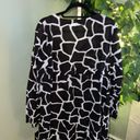 Lands'End  Deep V Neck Long Sleeve Giraffe Animal Print Bathing Suit Cover up XL Photo 4