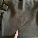 EXPRESS  Sweater Dress Cutout Sleeve Back Army Green M Photo 4