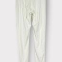 Naked Wardrobe  Leggings Women's XS White Ribbed Textured V-Cut Waistband NWOT Photo 2