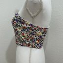 LA Hearts  Pacsun Floral Corset crop top size small Photo 2