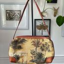 Tommy Bahama Vintage 90s Y2K  Palm Tree Tapestry Baguette Bag Purse Photo 1