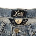 Lucky Brand  Size 6 28 Classic Rider Crop Jeans Ol Kuta Wash Low Rise Denim Blue Photo 3