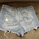 Aerie medium to light wash denim shorts Photo 2