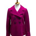 Banana Republic  Classic Peacoat Raspberry Size M Y2K Quiet Luxury Preppy Fall Photo 0