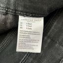 American Eagle AEO  The Dream Jean Hi Rise Ripped Jeggings Black Size 4 SHORT Photo 6