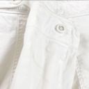 White House | Black Market  100% Cotton White Cropped Jean Jacket Photo 4