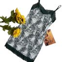 Secret Treasures  Tropical leaf print sleeping slip chemise dress Photo 0