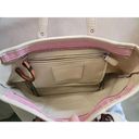 Coach  A2J- 7741 Vintage Hampton Pink Mini Bag / Purse Double Handles Lea… Photo 8