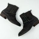 Ralph Lauren  Shaelynn Metal Stud Almond Toe Leather Boots Brown Size 9.5 Photo 0