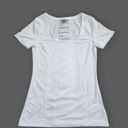 Forever 21 White S/S Athletic Top, Women's Small Photo 1