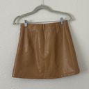 Abercrombie & Fitch Abercrombie Vegan Leather Mini Skirt Photo 3