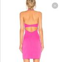 NBD  Sugar Pine Halter Bodycon Mini Dress Hot Pink XS Photo 1