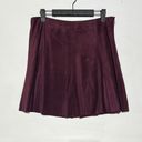 BB Dakota  Kimber Faux Suede Skirt Aubergine Size 10 Photo 3