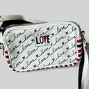 Brighton  NEW Love Scrolls Novelty printed crossbody bag, travel, postcard Photo 0