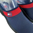 Tommy Hilfiger  NWOT Vintage Slip On Platform Mules Clogs Canvas Y2K 90s Size 9.5 Photo 1