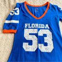 E5  College Apparel Florida Gators Jersey Cotton T-Shirt Dress S Small UF Photo 3