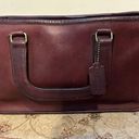 Coach  Slim Leather Briefcase Purse Bag in rich brown cherry leather - RARE! Photo 4