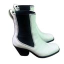 Rag and Bone  Axis Chelsea Boots White Square Toe Leather Size 38.5 EU Women's Photo 5