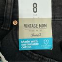 Denim & Co NEW  Stonewashed Black Vintage Mom High Waist Jeans Size 8 Photo 4